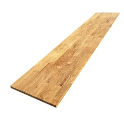 Tablette Teck Massif Abouté, L.200 cm x l.40 cm, Ep.18 mm-Wood&Sens Online