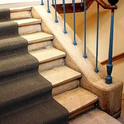 Décoweb Tapis de passage en sisal couloir et escalier - Moka - Rouleau de 0,67m x 4m