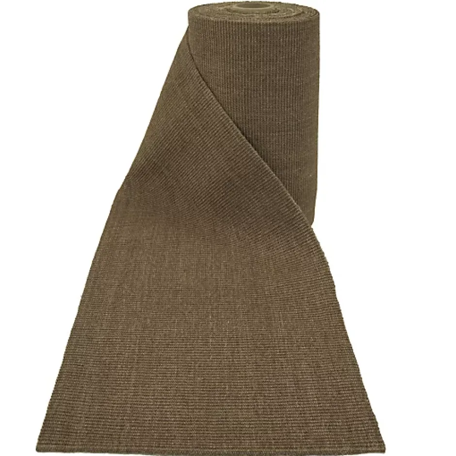 Décoweb Tapis de passage en sisal couloir et escalier - Moka - Rouleau de 0,67m x 12m