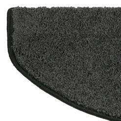 Tapis d'escalier Bali Noir Demi-circulaire 23,5 x 65 cm-Floordirekt Online