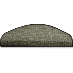 Floordirekt Tapis d'escalier Bermuda Vert Demi-circulaire -