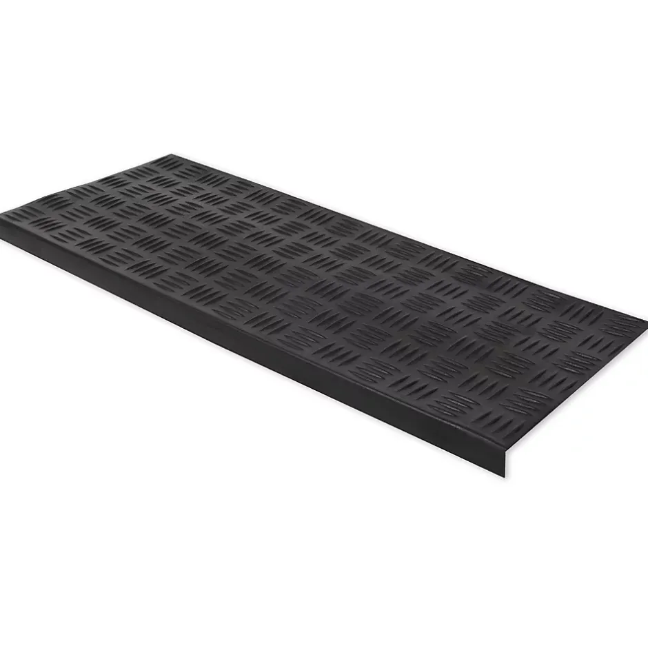 Floordirekt Tapis d'escalier en caoutchouc Antidérapant Madras 25 x 75 cm