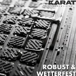 Floordirekt Tapis d'escalier extérieur, antidérapant, Diamond, 25 x 65 cm, 1 pièce -