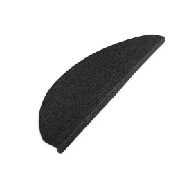 Floordirekt Tapis d'escalier Leipzig Installation adhésive Gris anthracite, 21 x 65 cm