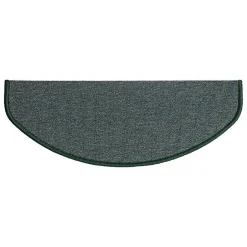 Tapis d'escalier London Vert 23,5 x 65 cm Demi-circulaire-Floordirekt New