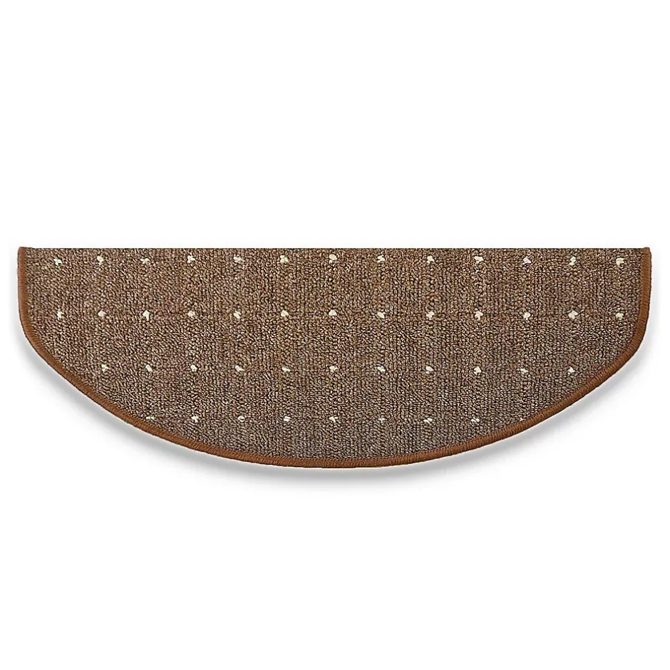 Tapis d'escalier Rapido Marron Demi-circulaire --Floordirekt