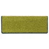 Tapis d'escalier Shaggy Sphinx Rectangulaire 23,5 x 65 cm Vert --Floordirekt Best