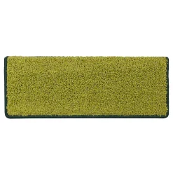 Tapis d'escalier Shaggy Sphinx Rectangulaire 23,5 x 65 cm Vert --Floordirekt Best