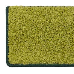 Tapis d'escalier Shaggy Sphinx Rectangulaire 23,5 x 65 cm Vert --Floordirekt Best