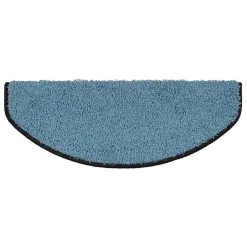 Tapis d'escalier Shaggy Sphinx Demi-circulaire 23,5 x 65 cm Bleu clair --Floordirekt Hot