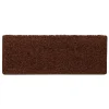 Floordirekt Tapis d'escalier Shaggy Sphinx Rectangulaire 23,5 x 65 cm Marron -