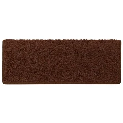 Floordirekt Tapis d'escalier Shaggy Sphinx Rectangulaire 23,5 x 65 cm Marron -