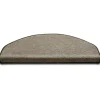 Floordirekt Tapis d'escalier Sinfonie Marron clair Demi-circulaire -