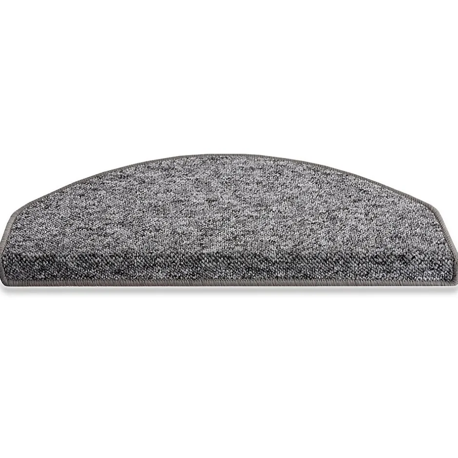 Tapis d'escalier Turbo Gris Installation adhésive Différentes formes Demi-circulaire --Floordirekt