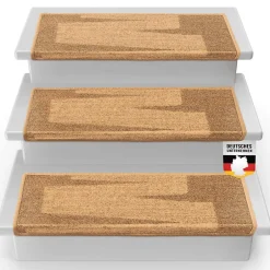 Floordirekt Tapis d'escalier Via Veneto Beige Rectangulaire -