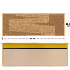 Floordirekt Tapis d'escalier Via Veneto Beige Rectangulaire -