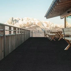 Floordirekt Tapis en caoutchouc avec anneaux Octo Door 16 mm 60 x 80 cm