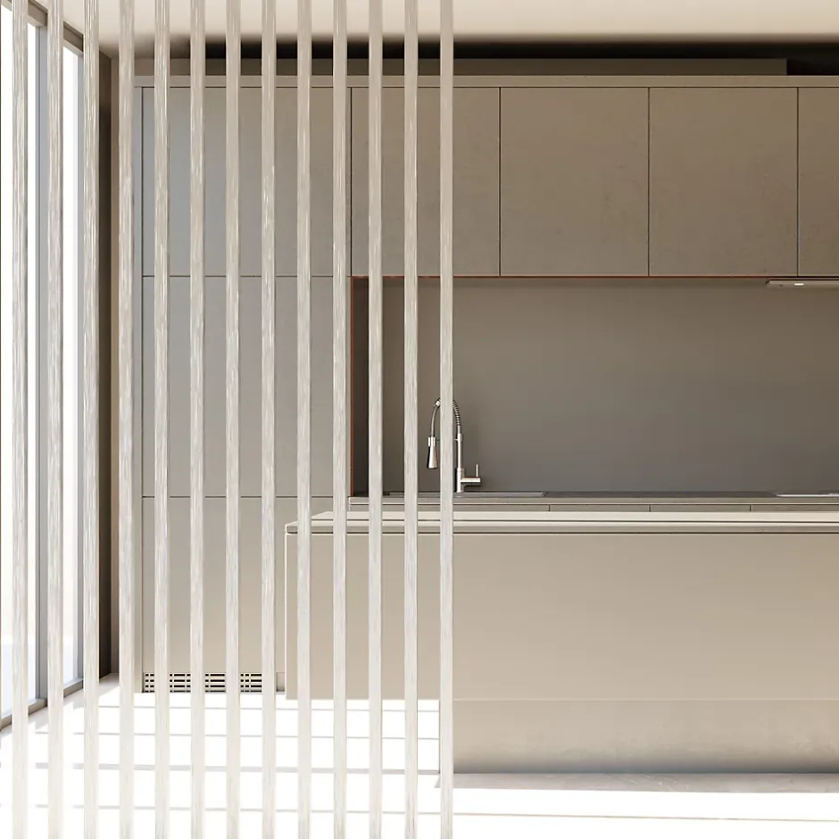 Tasseau aluminium argent 3 x 280 cm, ép.3 cm