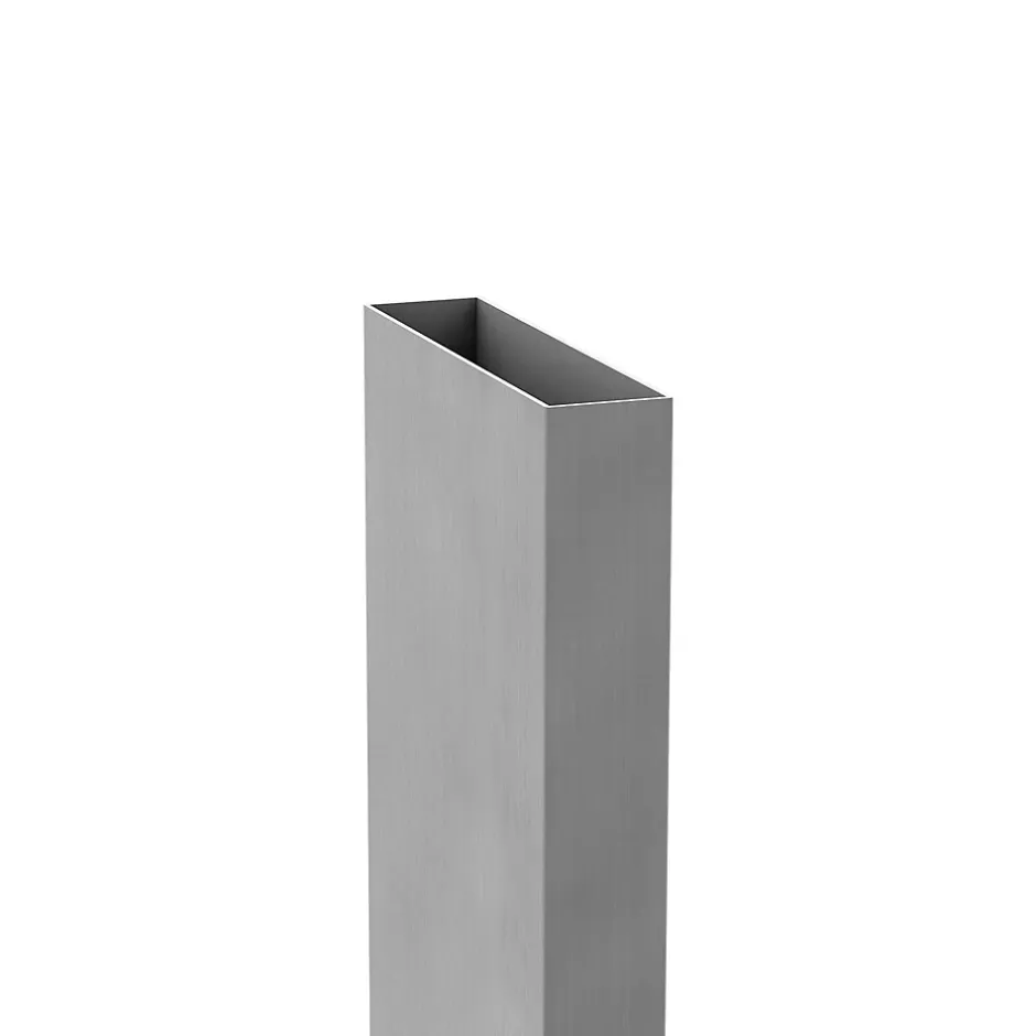 Tasseau aluminium argent 9 x 280 cm, ép.2,2 cm