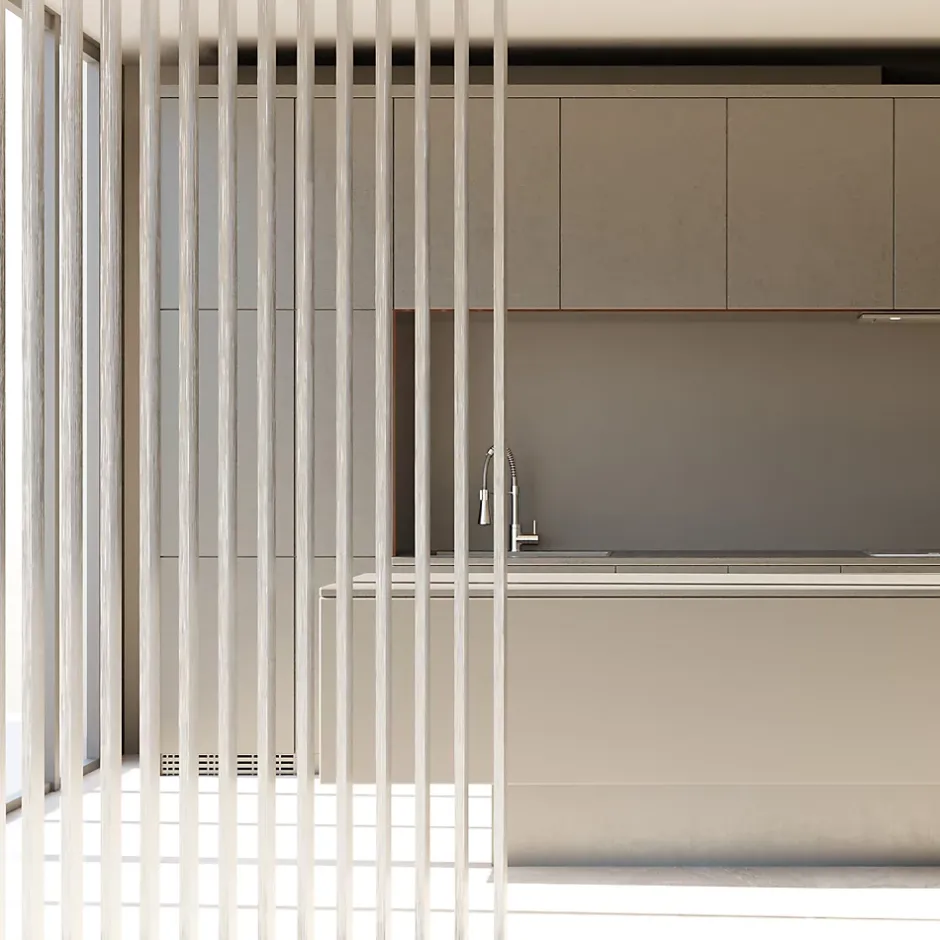 Tasseau aluminium argent 9 x 280 cm, ép.2,2 cm