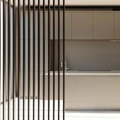 Tasseau aluminium noir 9 x 280 cm, ép.2,2 cm