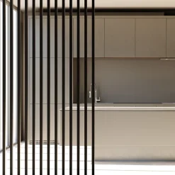 Tasseau aluminium noir 3 x 280 cm, ép.3 cm- Outlet