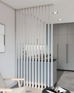 Tasseau Claustra MDF blanc à peindre l.8,8 x L.280 cm