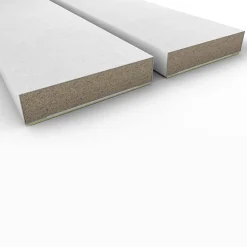 Tasseau décoratif adhésif MDF blanc à peindre 34,5 x 280cm, ép. 11mm (vendu par lot de 4)- Clearance