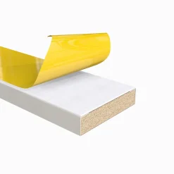 Tasseau décoratif adhésif MDF blanc à peindre 34,5 x 280cm, ép. 11mm (vendu par lot de 4)- Clearance