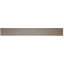 Tasseau décoratif lambris lamelles bois coloris naturel l.250 x l.30 x ep.1 cm- Outlet