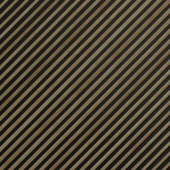 Stegu Tasseau décoratif lambris lamelles Linea Slim Black MDF noir et chêne 15 x 265 cm, ép. 30mm