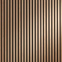 Tasseau décoratif lamelles en bois sur feutrine 30 x 60 cm (vendu à l'unité)