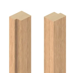 Tasseau de finition en chêne pour panneau Saragossa 2800 x 28 x 22 mm-Foge Outlet