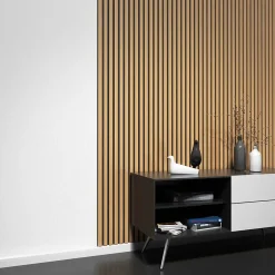 Tasseau de finition en chêne pour panneau Saragossa 2800 x 28 x 22 mm-Foge Outlet