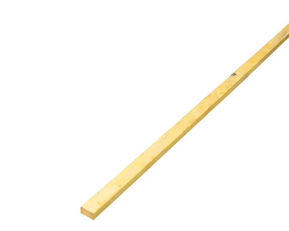 Tasseau raboté traitée en bois 27 x 14 mm L.3 m- Clearance