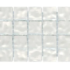 Tesselle OR BLANC/ARGENT MARTELE TRAME NYLON 20 PIÈCE 2 x 2 x 0,38 CM CASA LINEA-Casa Linéa Outlet