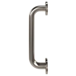 GoodHome Tirant de porte Golvin acier gris L.22 x H. 24,6 cm