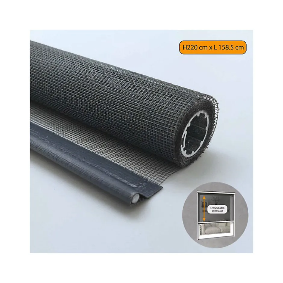Toile de remplacement moustiquaire enroulable verticale pour porte-fenêtre-Volet-Moustiquaire Discount