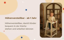 Tour d'Apprentissage - Aide-Cuisine Montessori Sûre pour Enfants Curieux-Raumhirsch Furniture