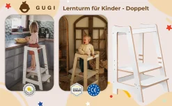 Tour d'Apprentissage - Aide-Cuisine Montessori Sûre pour Enfants Curieux-Raumhirsch Furniture