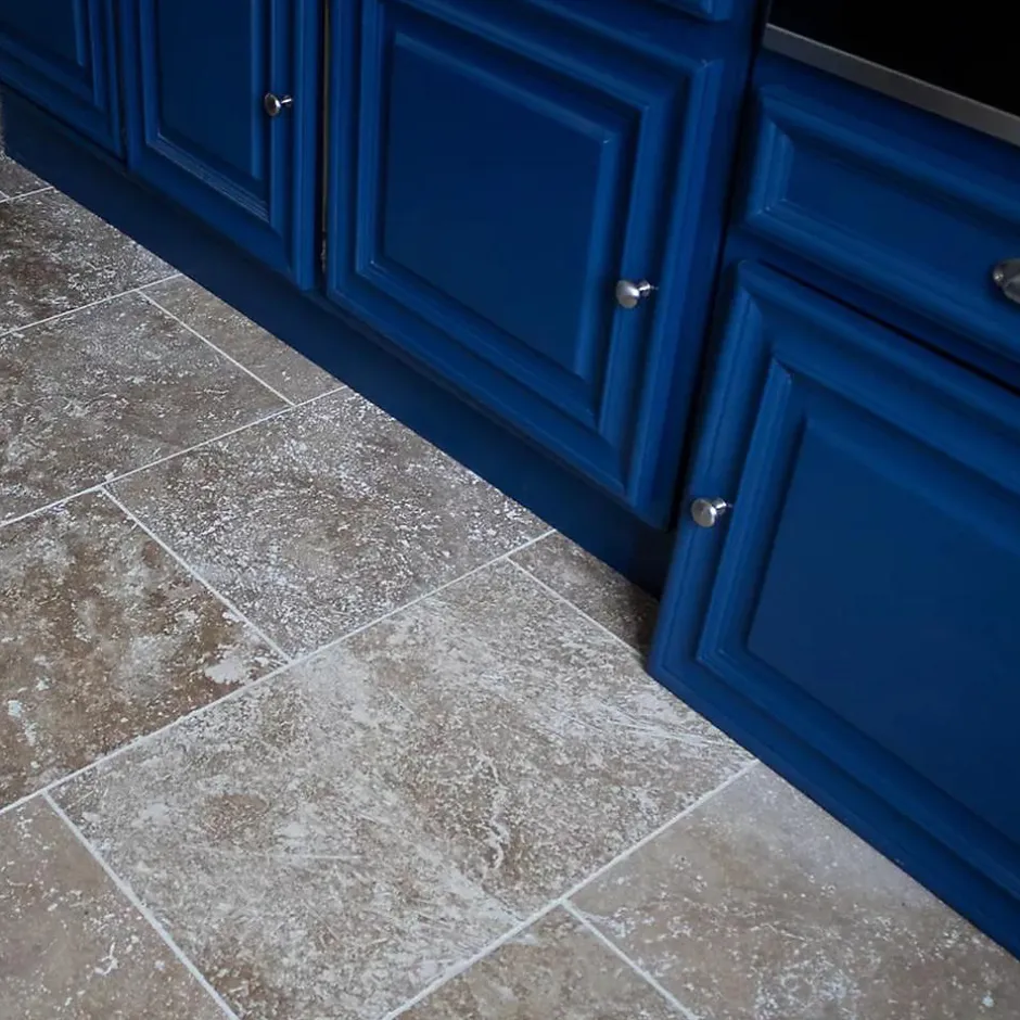 Ligerio Travertin pierre naturelle mur/sol premier choix mix 61 x 40,6cm Ep. 1,2cm - Vendu au m²