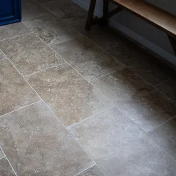 Ligerio Travertin pierre naturelle mur/sol premier choix mix 61 x 40,6cm Ep. 1,2cm - Vendu au m²