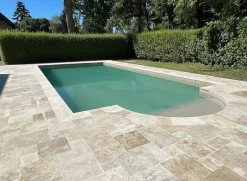 TRAVERTIN RUSTIC (2nd Choix) , pierre naturelle, Opus 4 formats EP 1,2cm (carton de 0,74m2) - LIVRAISON CHARIOT EMBARQUÉ-Pattom