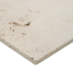 Casa Linéa Travertin sol et mur intérieur beige L.61 x l.40,6 cm x ép.12 mm, Travertino