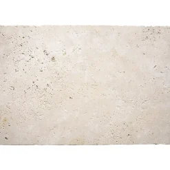 Travertin sol et mur intérieur L.60 x l.40 cm x ép.12 mm, Travertino Light