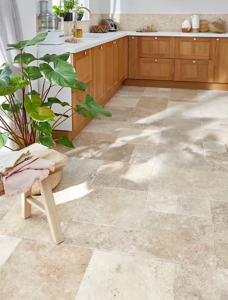 Travertin sol et mur intérieur multiformat mat, Travertino-Casa Linéa Clearance