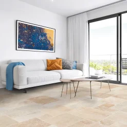 Travertin sol et mur intérieur multiformat mat, Travertino-Casa Linéa Clearance