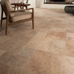 Travertin sol et mur intérieur multiformat mat, Travertino-Casa Linéa Clearance