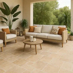 Travertin sol et mur intérieur multiformat mat, Travertino-Casa Linéa Clearance