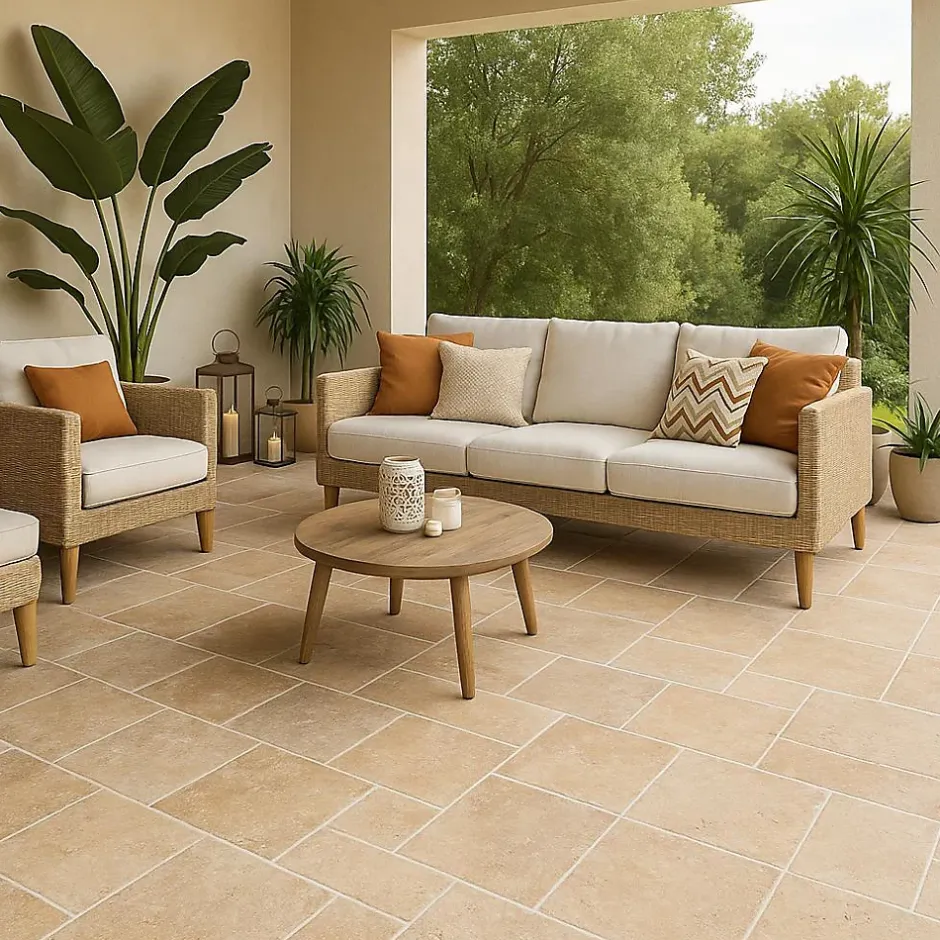 Travertin sol et mur intérieur multiformat mat, Travertino-Casa Linéa Clearance